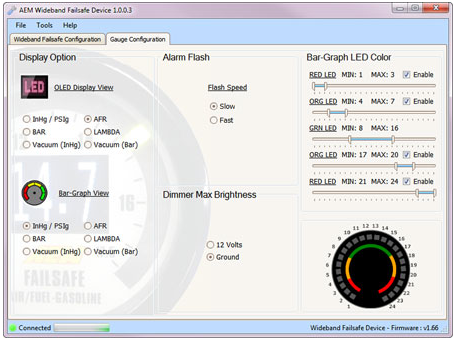 AEM Wideband Boost Gauge A/F O2 Monitor Failsafe Device Alarm Warning